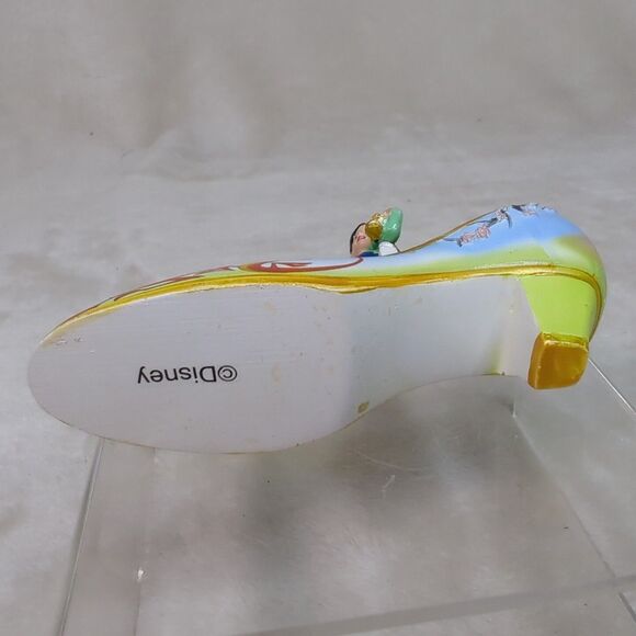 Bradford Exchange Disney Once Upon A Slipper Ornament Mulan Saved by the Dragon - Picture 5 of 8